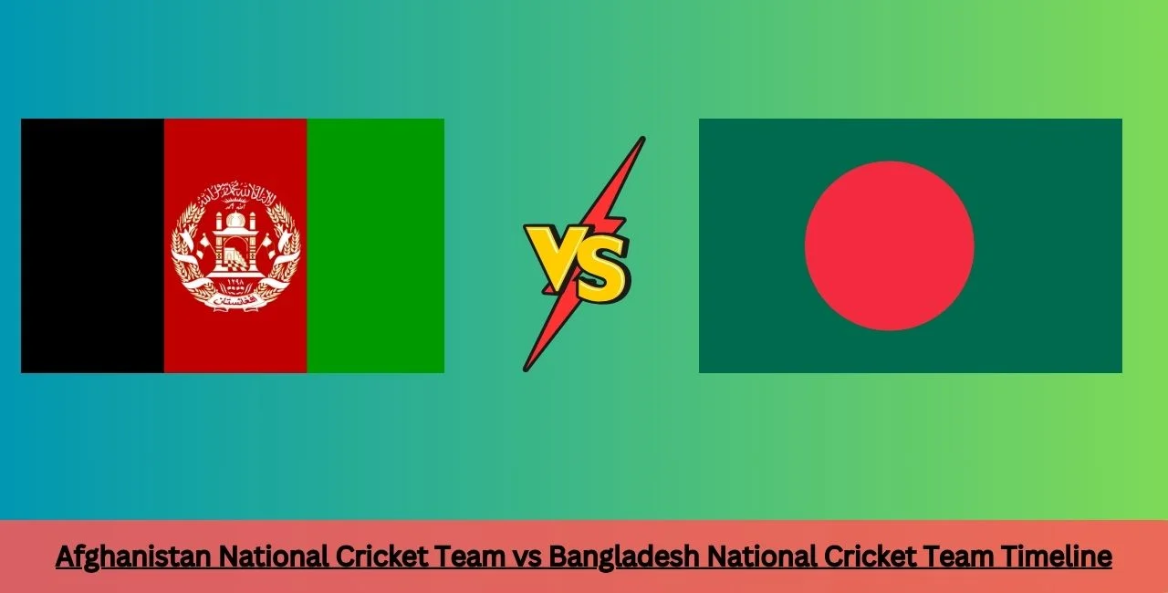 Afghanistan National Cricket Team vs Bangladesh National Cricket Team Timeline