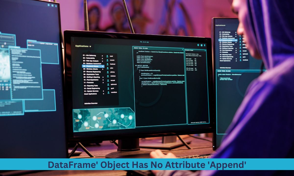 dataframe' object has no attribute 'append'