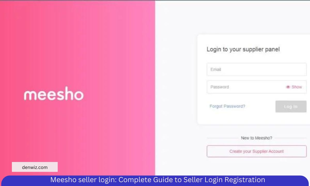 meesho seller login